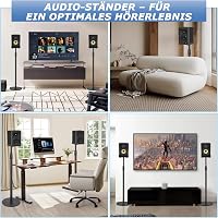 OUUTMEE magasságállítható hangfal állvány 80-130 cm, 2 darab 5