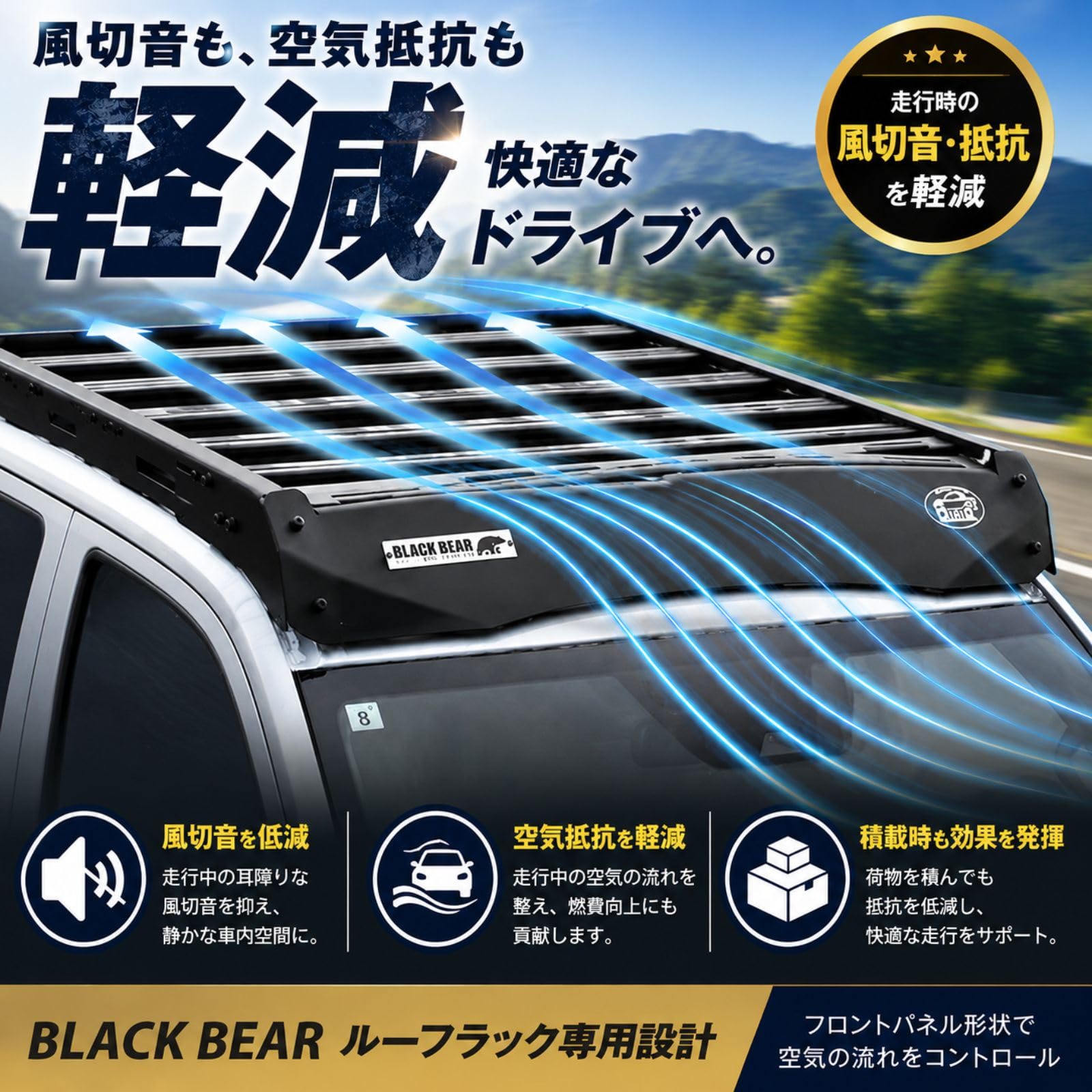 Amazon.co.jp: BMJAPAN ハイラックス GUN125 2017年9月-現行 ルーフ 