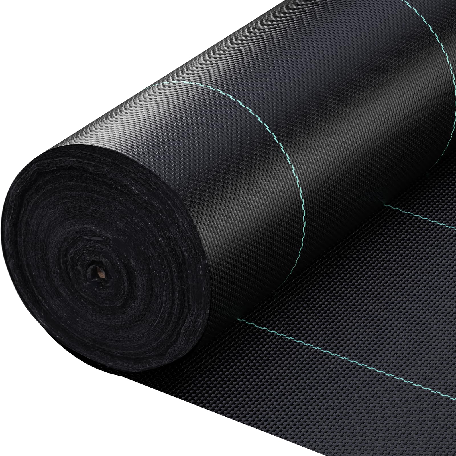 LIKEEM Weed Membrane 3M x 30M, Heavy Duty Weed Control Fabric, Weed Barrier for Gardens, Patios, Flower Beds and Landscaping