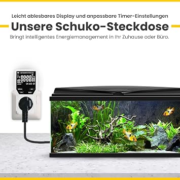 Offgridtec Timer Switch Schuko Socket with Display