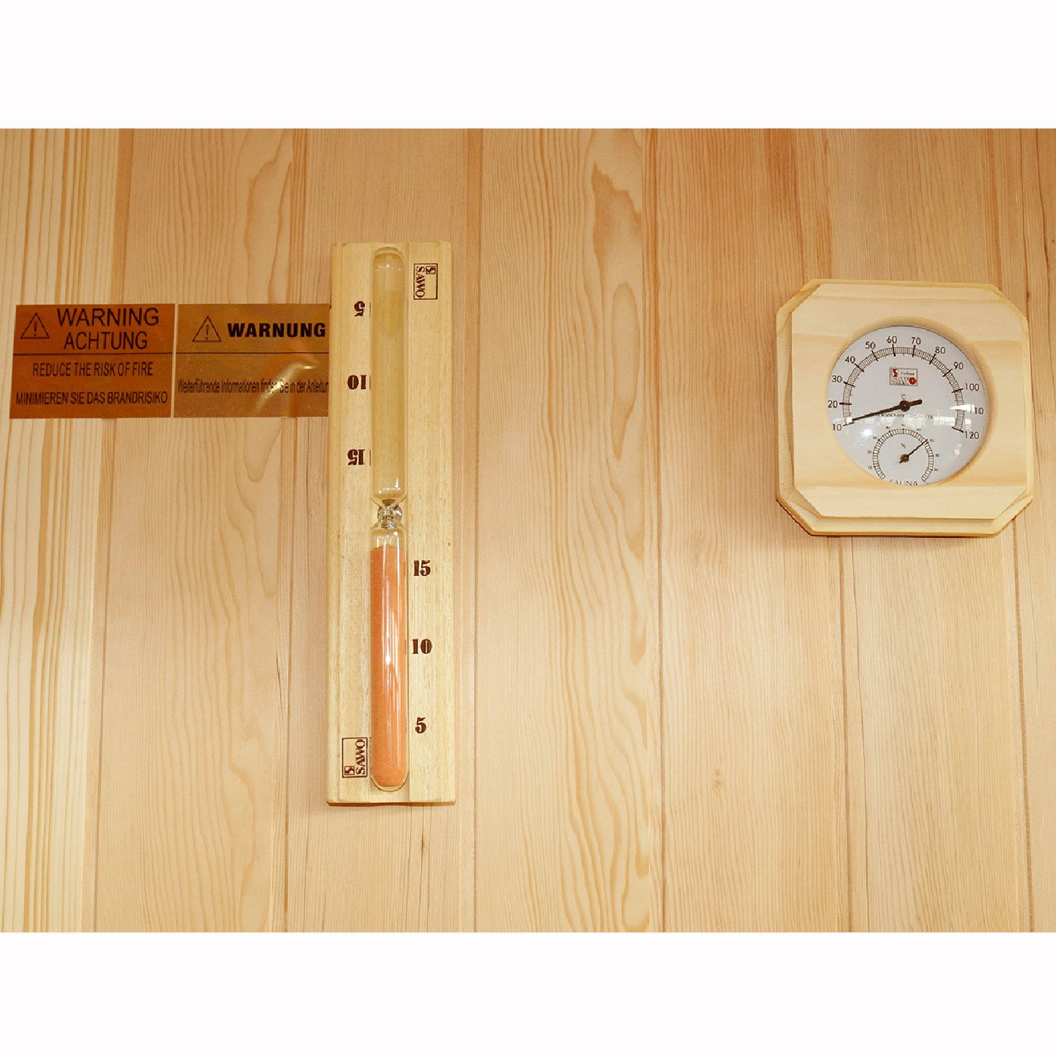 Traditionnel sauna finlandais espoo/200 x 200 cm - 8 kW