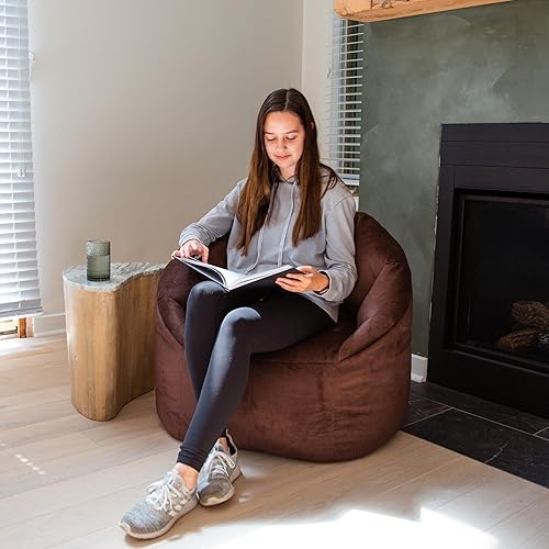 Miniatura 61 de Big Joe Milano Outdoor - Puf para exteriores, color blanco marino Cuero Montana Negro,Smartmax negro,Caribou,Carmel Montana Cuero,Blazer de