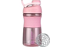 SportMixer Pink Blender Bottle: Perfect Protein and Pre-Workout Companion