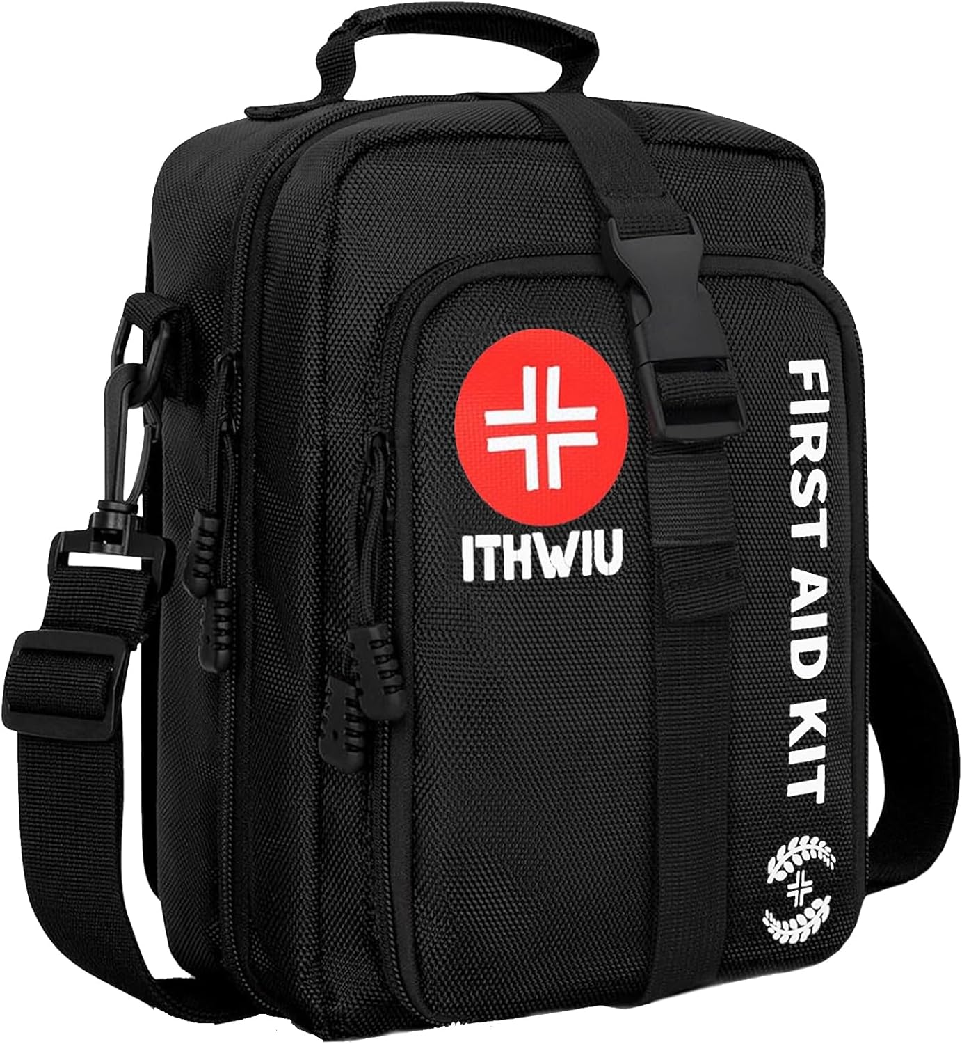400 Piece Large First Aid Kit for Car, Home, Office, Hiking, Boating, Travel, Outdoor, Premium Compact Water-Resistant Trauma First Aid Kit for Any Emergencies, Black 400 Piece Large First Aid Kit for Car, Home, Office, Hiking, Boating, Travel, Outdoor, Premium Compact Water-Resistant Trauma First Aid Kit for Any Emergencies, Black