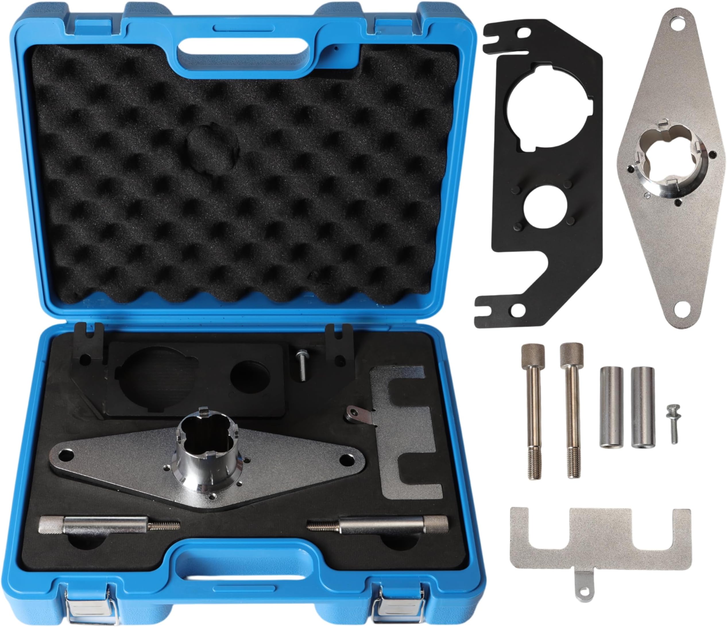 Engine Camshaft Locking Timing Tool Kit Fit for Jaguar E-Pace for F-Pace, Fit for Land Rover Discovery Sport, for AJ-200D, for 204DT, for 204DTA, for AJ200D Diesel Engine OE #303-1625, 303-1631
