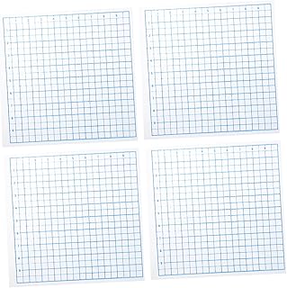ibasenice 10 Folhas Medidor De Área Medidor De Área De Estudante Medidor De Área De Matemática Equipamento Duplicador De Forma Irregular Medidor De Área De Plástico Ferramentas De Medição