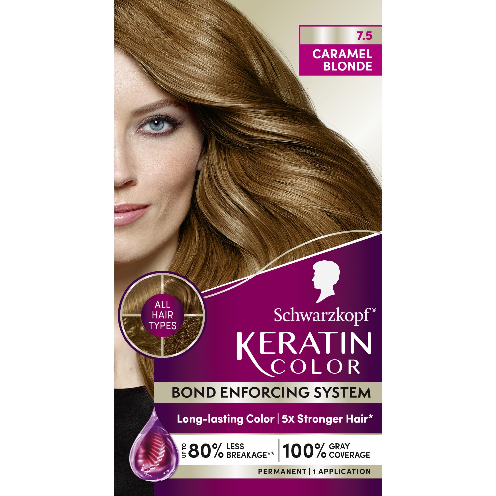 Schwarzkopf Keratin Color Permanent Hair Color