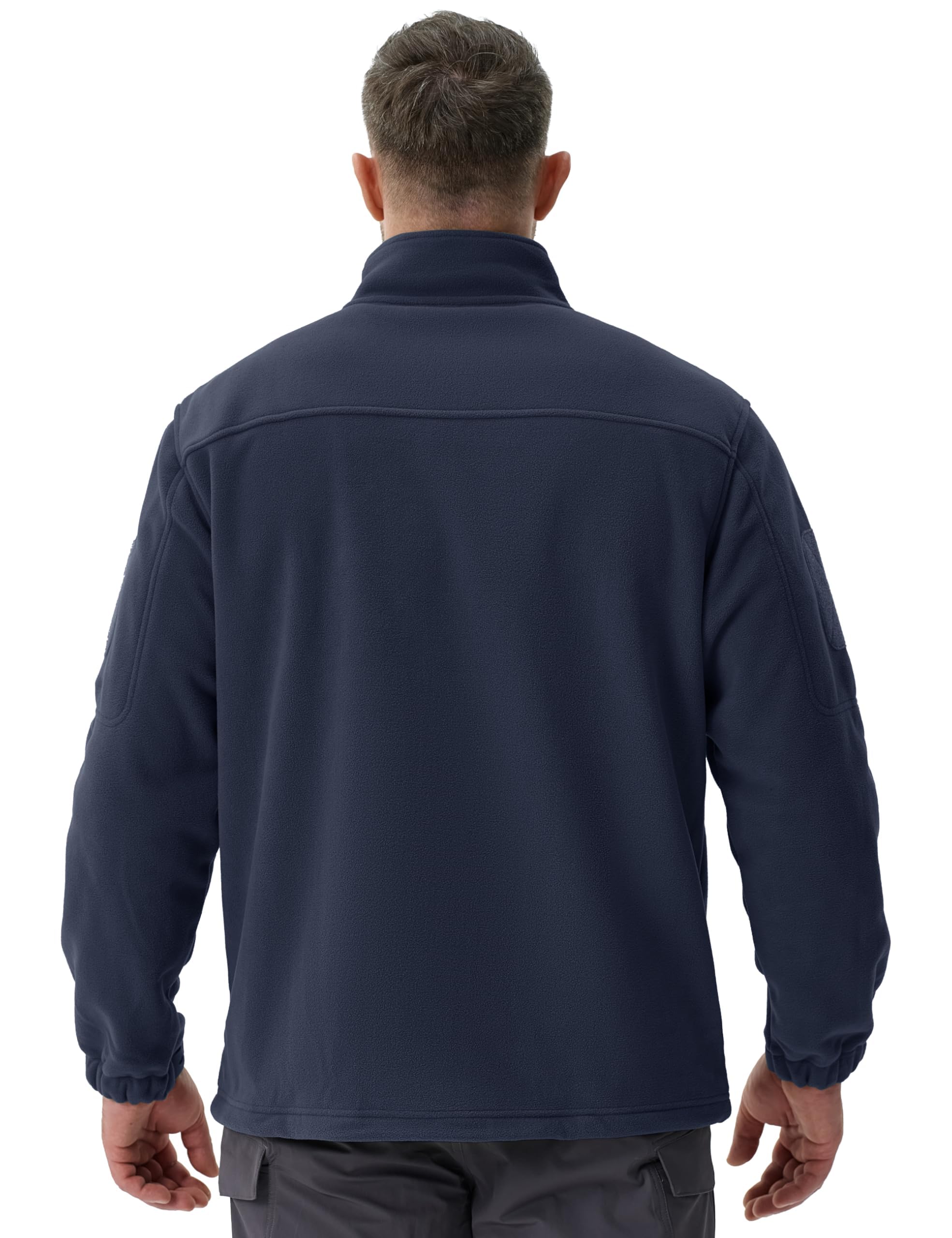 TACVASEN Chaqueta de Hombre Chaquetas Tácticas de Invierno Chaqueta de Trabajo a Prueba de Viento Chaqueta Polar con Bolsillos