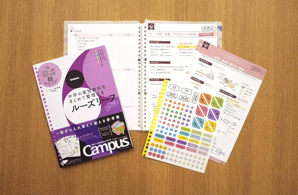 中学実技教科学習活用ガイド 中学実技: 中学の実技教科をまとめて整理するルーズリーフ