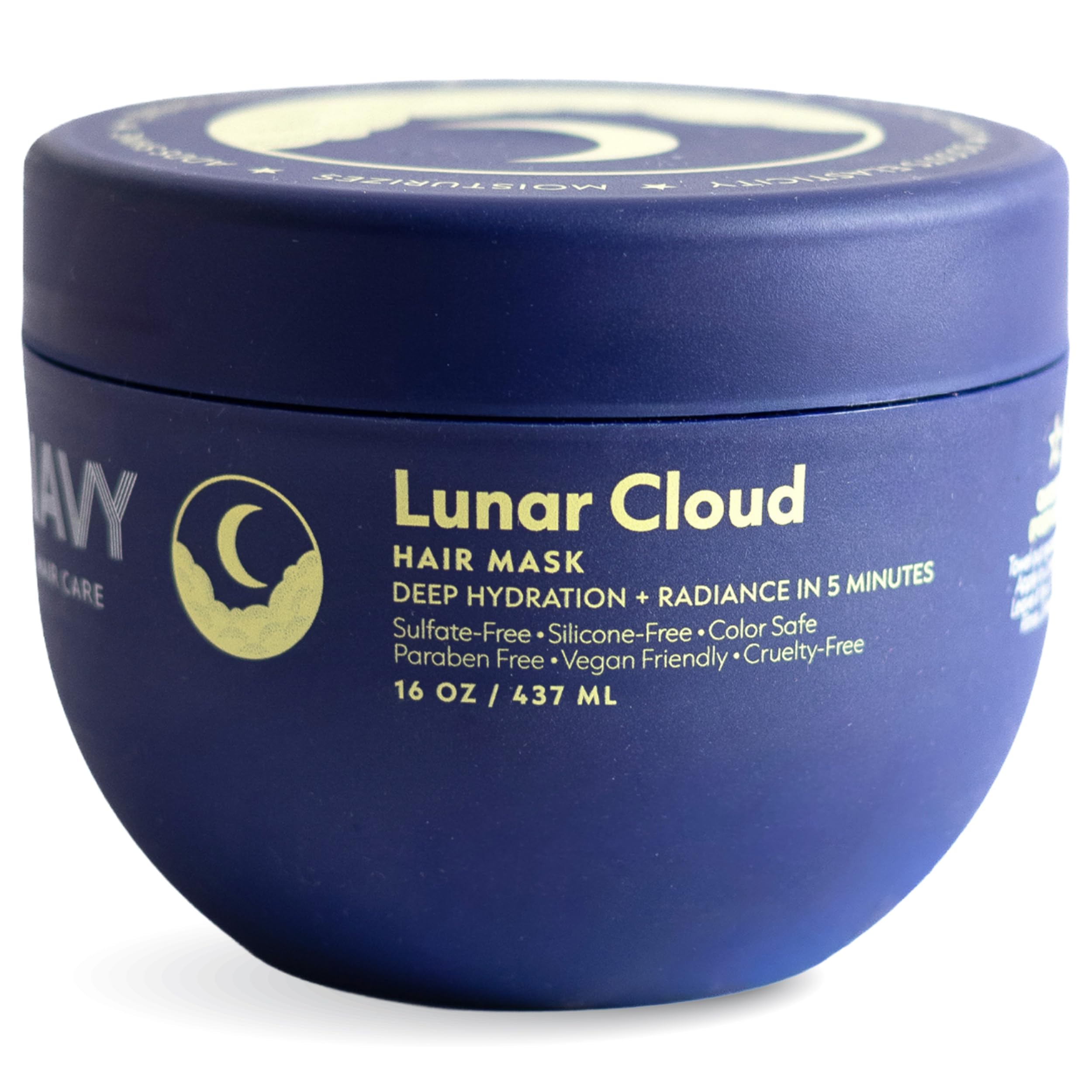 NAVY Lunar Cloud Hydrating Hair Mask with Argan Oil, 16 oz