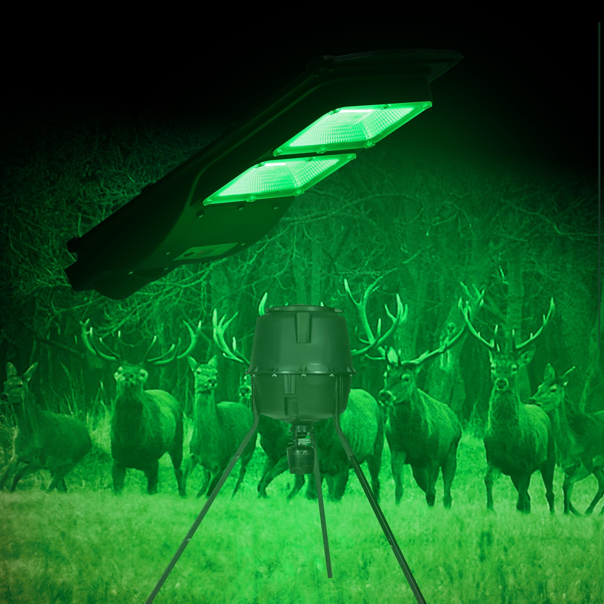 Snapklik.com : Hog Light, Solar Green Lights For Hunting Deer Hog Pig ...
