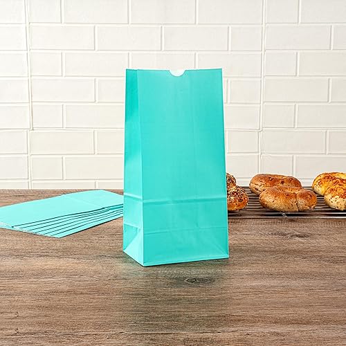 Vista 59 de Restaurantware Bag Tek - Bolsas de almuerzo desechables de 2 libras, 100 bolsas resistentes para llevar, parte inferior plana, ideal para Blanco
