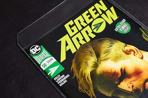 Miniatura 3 de BIG FUDGE Paquete de 50 fundas para cómics de archivo (tamaño actual) para cómics actuales, o revistas de 7.25 x 10.5 pulgadas, almacenamiento de