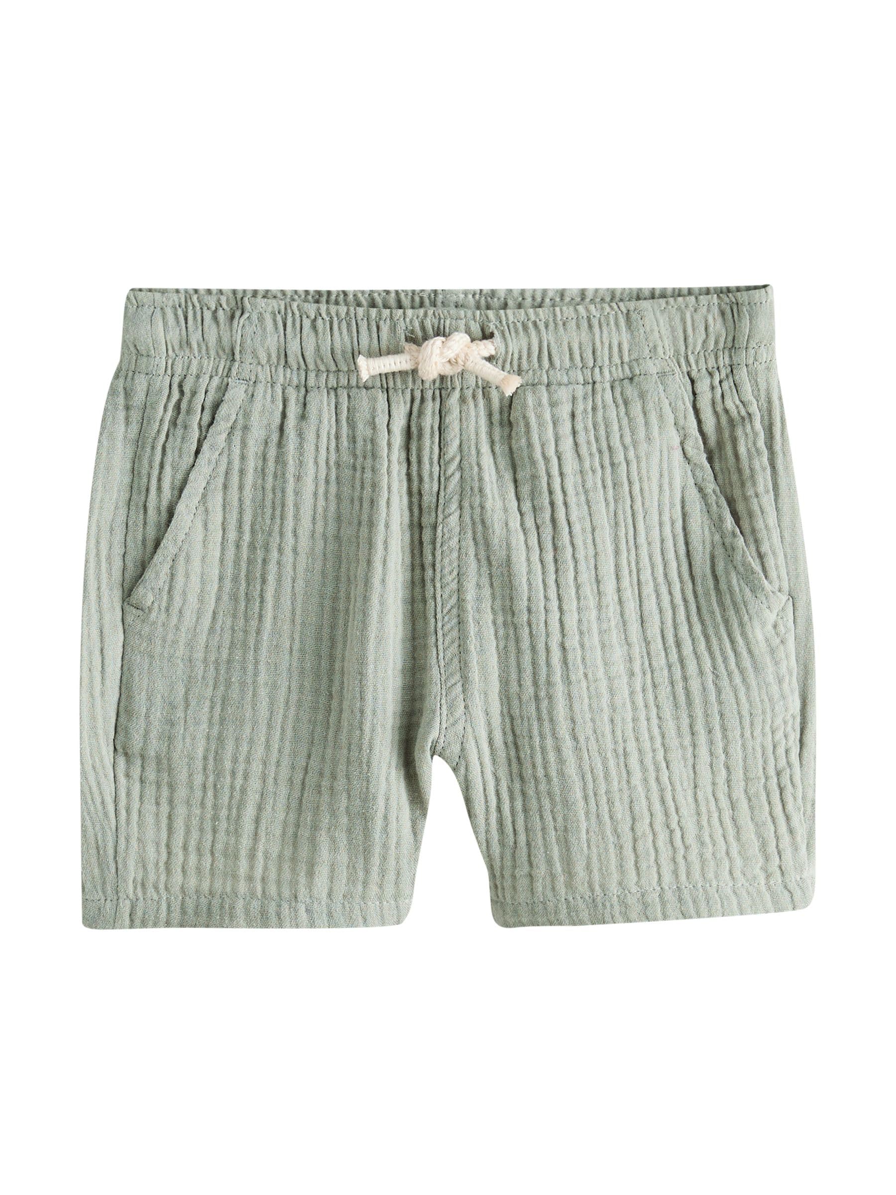 NEXT Niños Pack de 3 Pantalones Cortos sin Cierre de Textura Suave