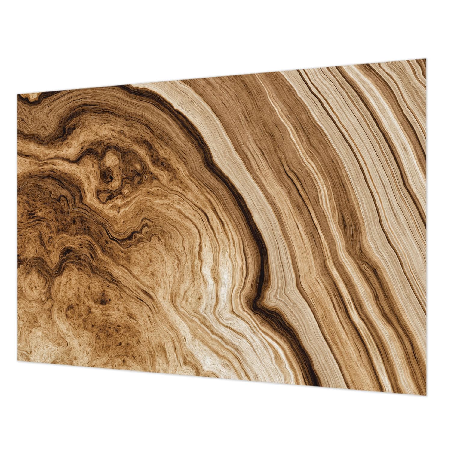 Décoration murale intissée bois pour chambre chaleureuse et salon cocoon