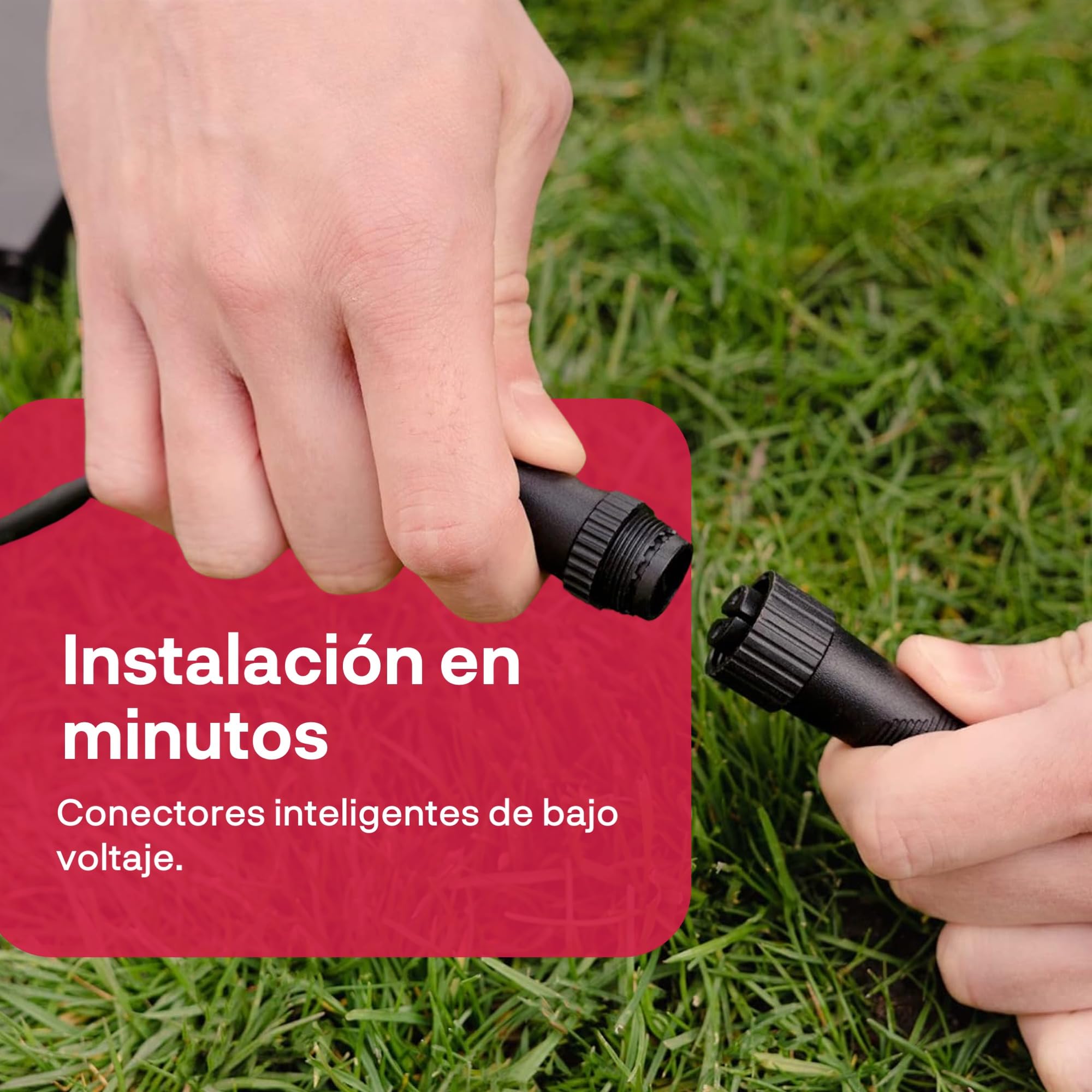 Innr Kit de 3 Focos Inteligentes para Exterior, para Hue* y hubs Zigbee | Focos LED de exterior, luz blanca y de color, para jardín y terraza, IP65, resistentes al agua