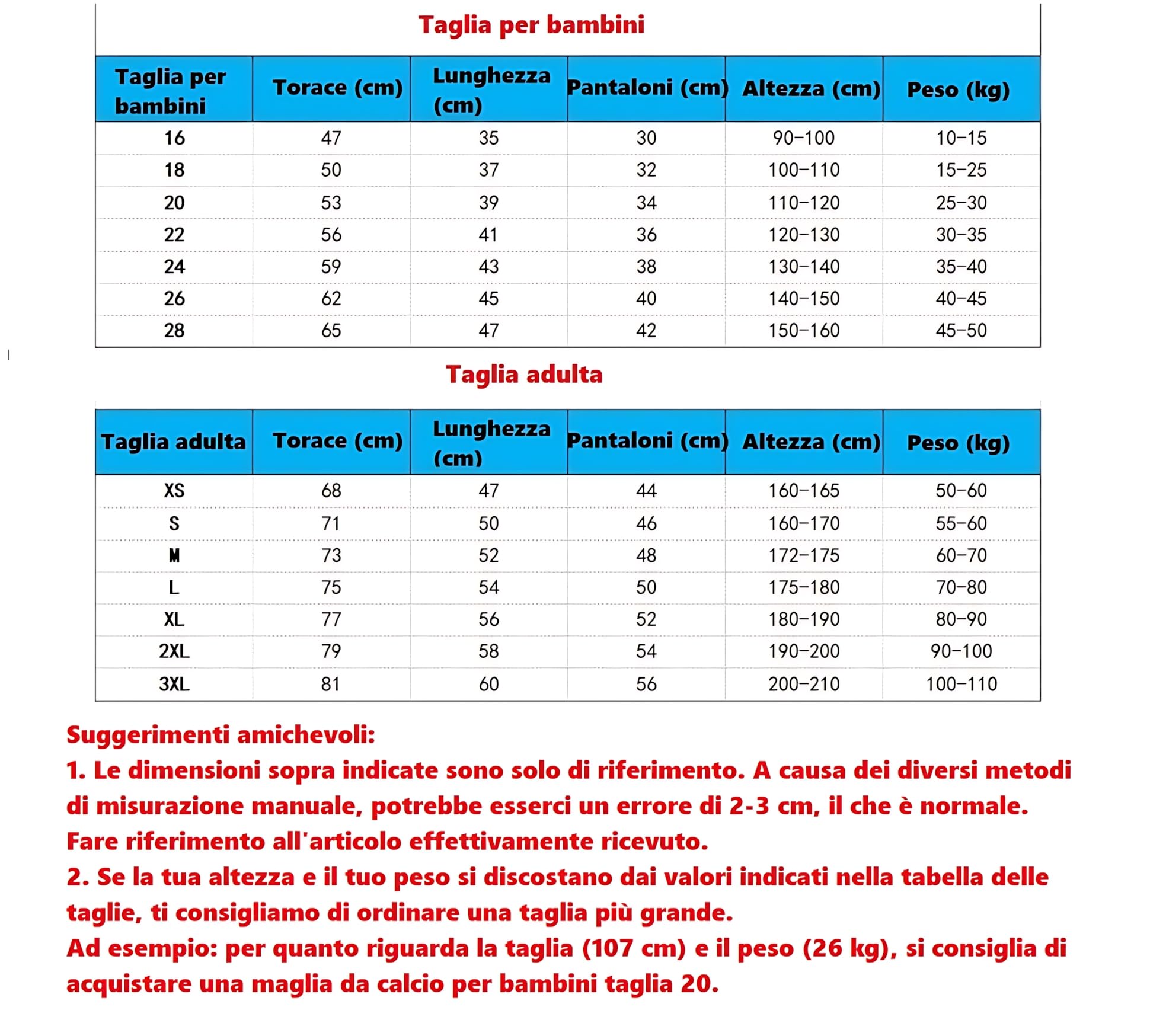 Maglia da Calcio Personalizzata per Bambini 24/25 – Kit Completo casa/Trasferta con Nome e Numero – Maglia da Calcio per Bambini (Maglia + Pantaloncini + Calzettoni)