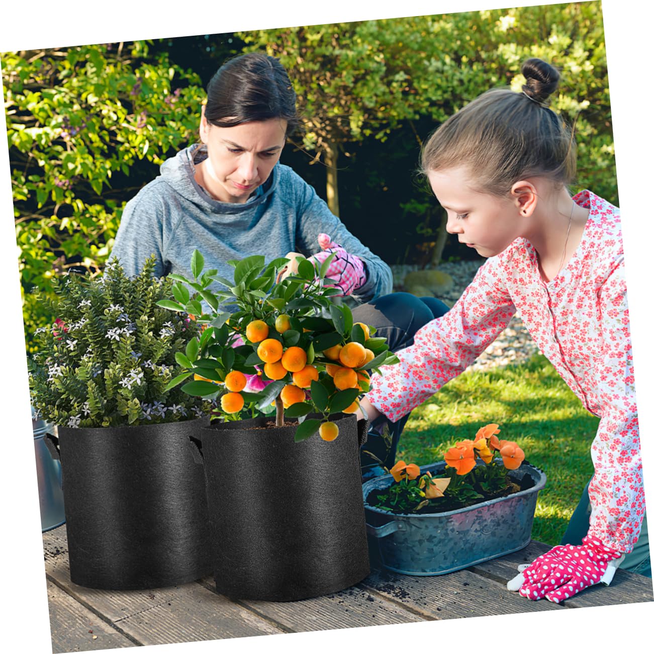 Yardwe 16 Piezas Macetero De Estanque Acuático Macetero No Bolsas De Cultivo De Tela Bolsa para Plantar Contenedor De Plantación De Tela Bolsas De Crecimiento De Vegetales Bolsas