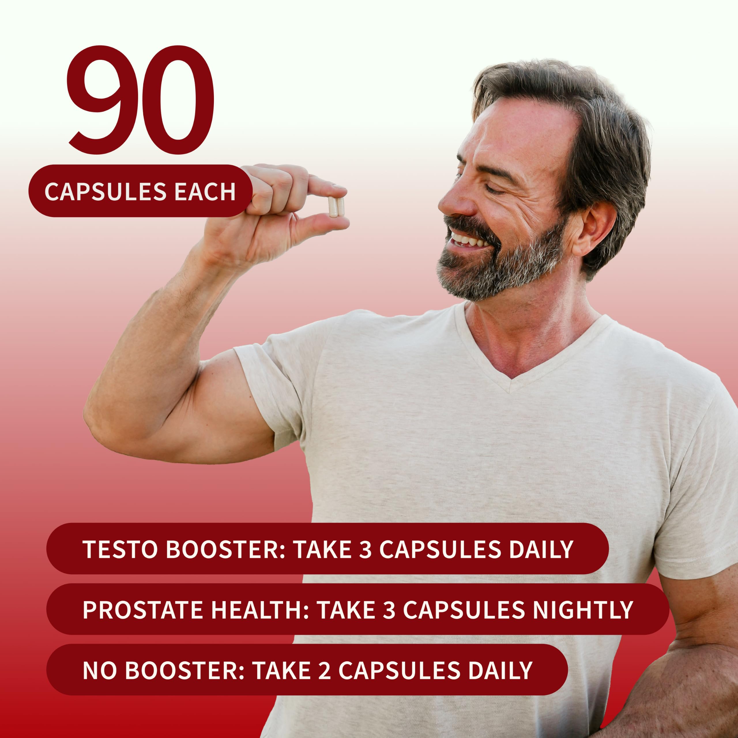 Snap Supplements Big Boy Bundle, Daily Men's Health Support, 90 Caps. Each — Amazon image 5