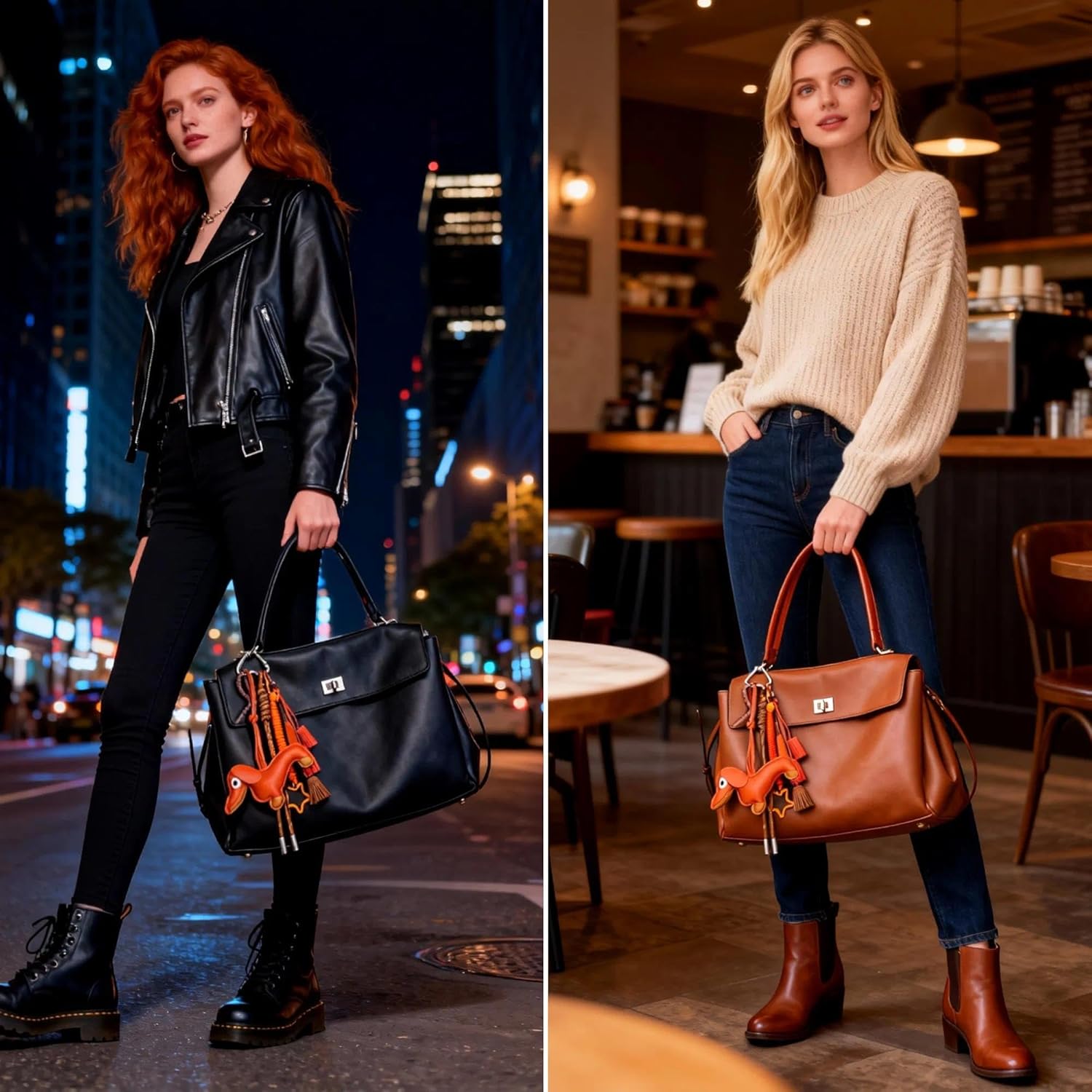 QTMY Cute Puppy Tassel Rope Braided Keychain Bag Charms for Handbag Purse Backpack Accessories for Bogg Bag,930 - Image 4