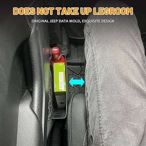 Miniatura 3 de Bandeja organizadora de puerta trasera, caja de almacenamiento para puerta, organizador lateral de puerta con estilo de bandera de EE. UU. para Jeep