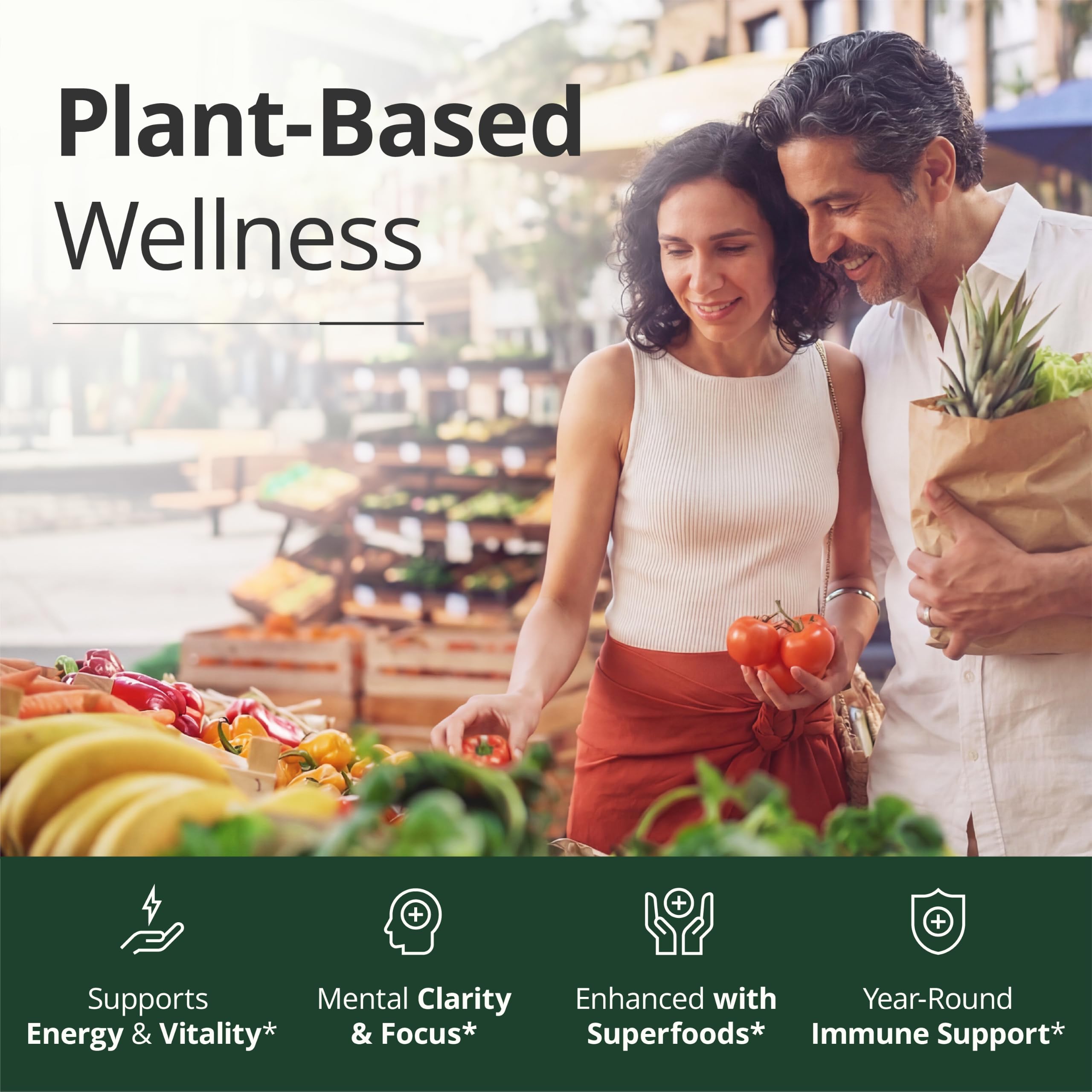 Vegan Multivitamin – Vitamins & Minerals – Daily Wellness – 90 Tablets — Amazon image 4