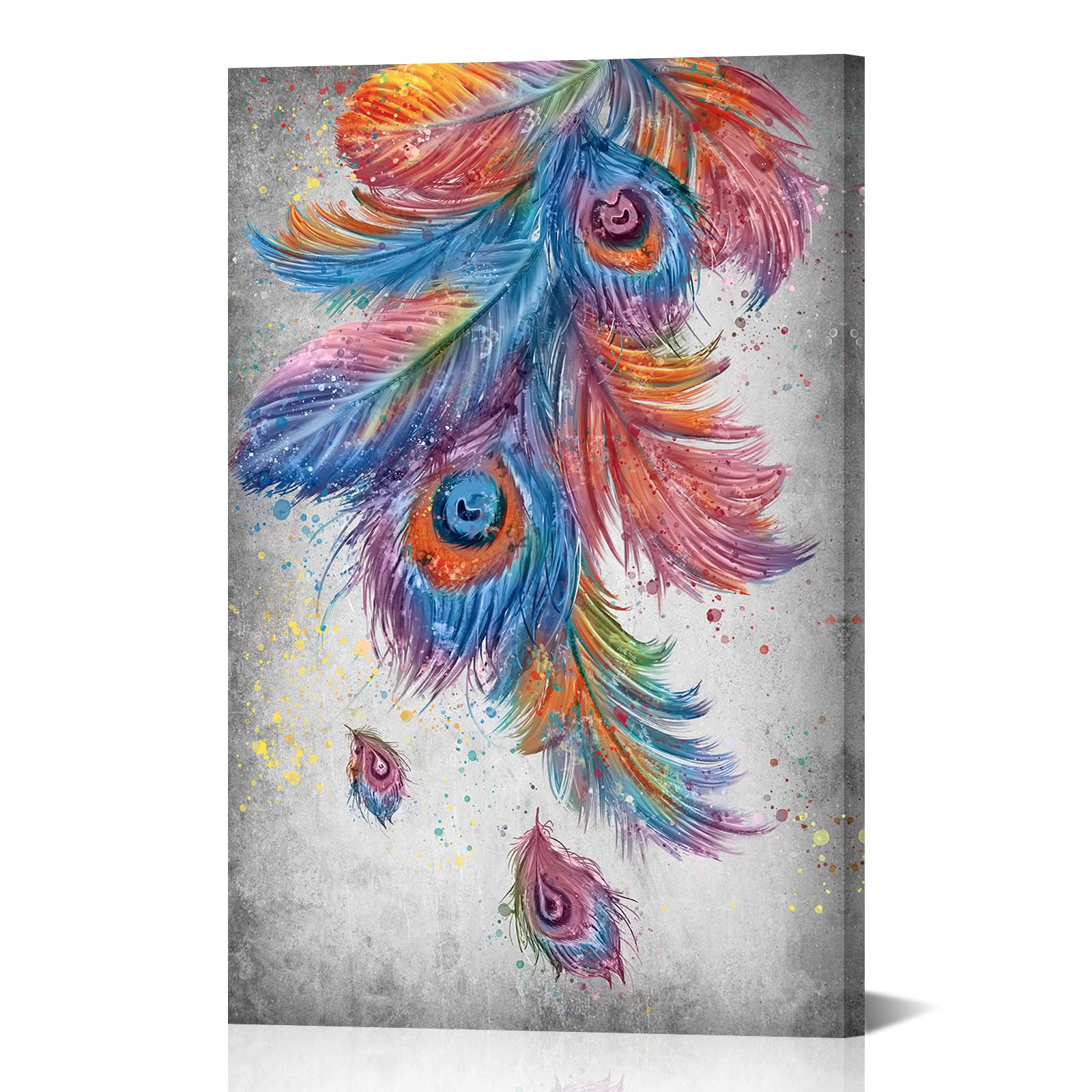 Amazon NutArtPic Peacock Feather Canvas Wall Art Retro Colorful amazon-nutartpic-peacock-feather-canvas-wall-art-retro-colorful