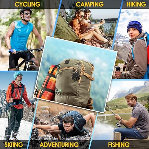 Miniatura 7 de Multiherramienta de copo de nieve para hombres y mujeres, herramientas 20 en 1, regalos de Navidad para hombres y papá, tamaño de bolsillo, mini