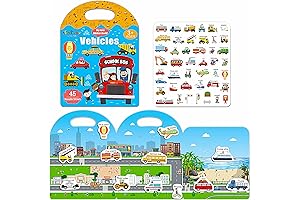 Reusable Sticker Books for Toddlers: Ultimate Travel Companion for Little Explorers