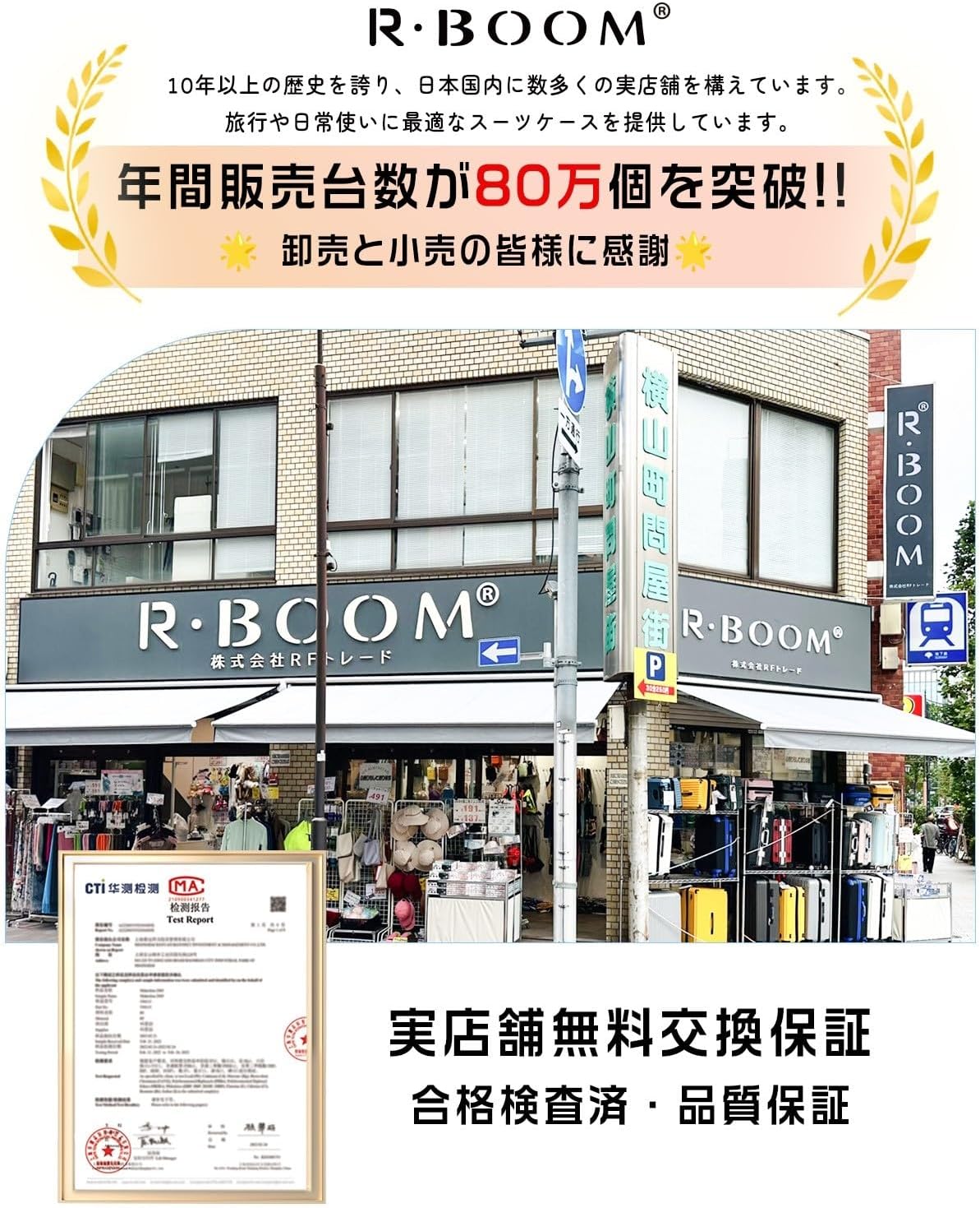 [R・BOOM] 【旅行/出張超お得な福袋 スーツケース キャリーケース キャリーバッグ 耐衝撃 超軽量 大型 静音 ダブルキャスター TSAローク搭載 ファスナータイプ 旅行 ビジネス 出張 (ライトピンクｘアイボリー, S＋M+Lセット)