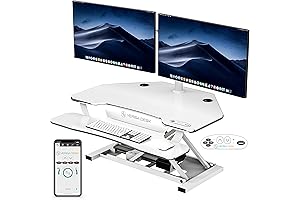 VERSADESK PowerPro Elite 36" x 31" Corner Standing Desk Converter