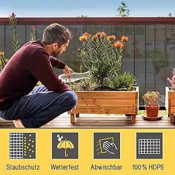 Buy Sol Royal Shade Net SG 80 - Shading Net 165 G/m² - UV Shade 5000 X 150 Cm Shading Fabric Green Privacy Screening Hdpe With Cable Ties For Greenhouse Garden Fence Balcony