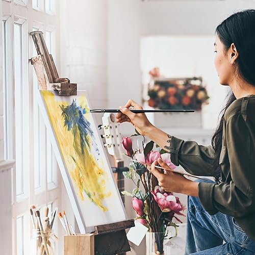 Miniatura 6 de ARTIFY - Juego de pinceles para pintura al óleo, 11 piezas, juego de pinceles de pintura para artistas profesionales para aceite, acrílico y