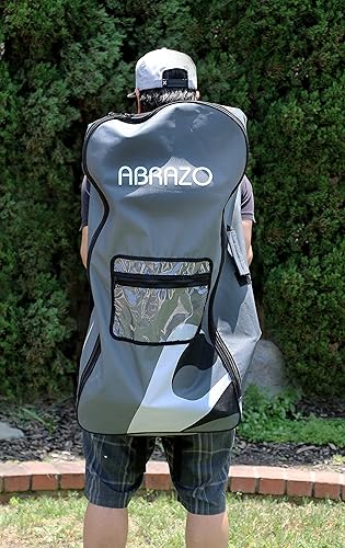 Vista 7 de Abrazo Tabla de remo inflable para adultos, duradera, gruesa y antideslizante con accesorios de SUP: remo, kit de reparación de parches, bomba