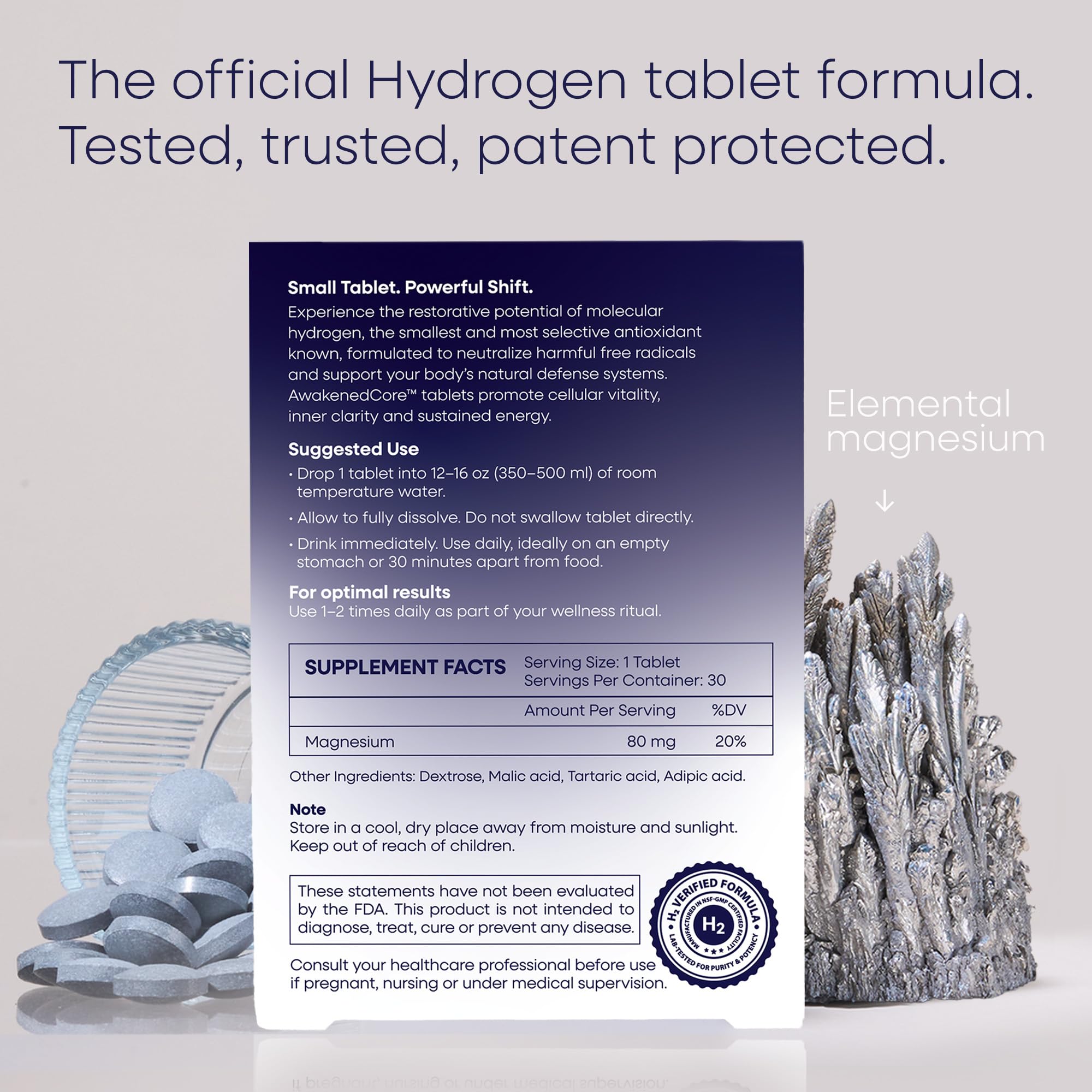 hydrogen water glutathione Amazon.com: Hydrogen Water Tablets - Molecular H2 Magnesium 12 PPM  Supplement Tabs for Drinking Water
