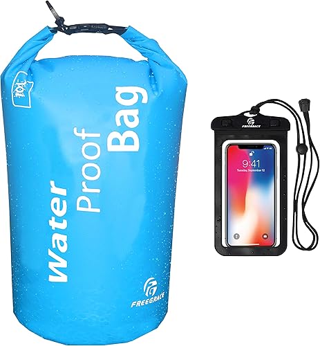 Bolsa impermeable Freegrace bolsa impermeable ligera con sellos y funda impermeable, flota en el agua, mantiene el equipo seco para kayak, playa,