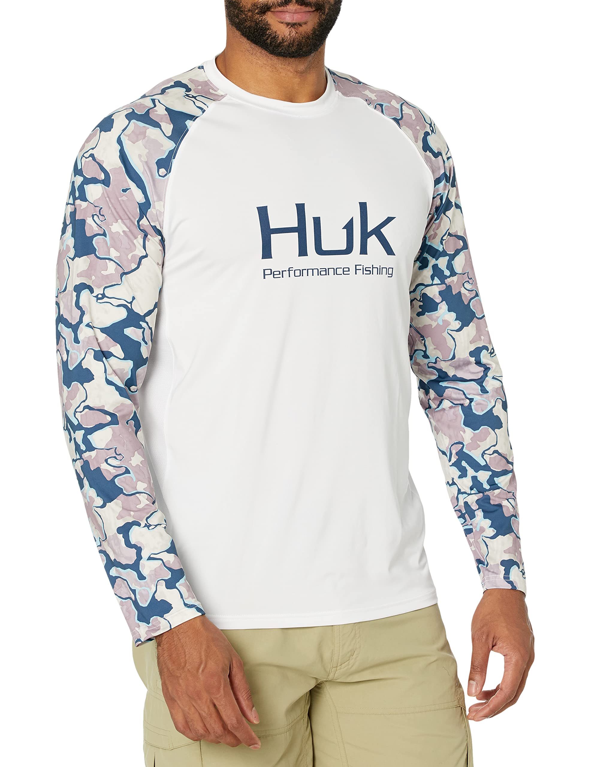 HUK Men's Double Header Long Sleeve | Sun Protecting Fishing Shirt