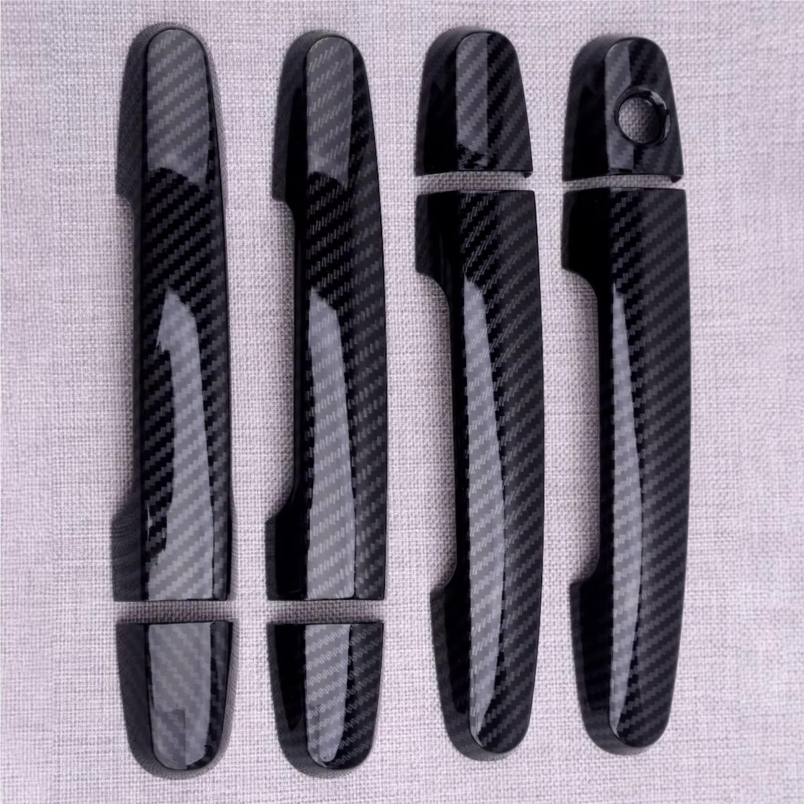 Qdzvalumv One Color Car Door Handles Cover Shell Compatible With Toyota For Highlander 2001-2007 For Matrix 2002-2011 Car Exterior Door Handle Shell Outer Cover Trim