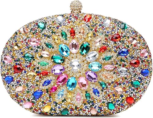 Miniatura 17 de Bolsos de Noche para Mujer, Bolsos de Mano de Lujo con Brillantes de Rincón Sparkly, Rhinestone, Luxury, Sparkly, Rhinestone, Luxury