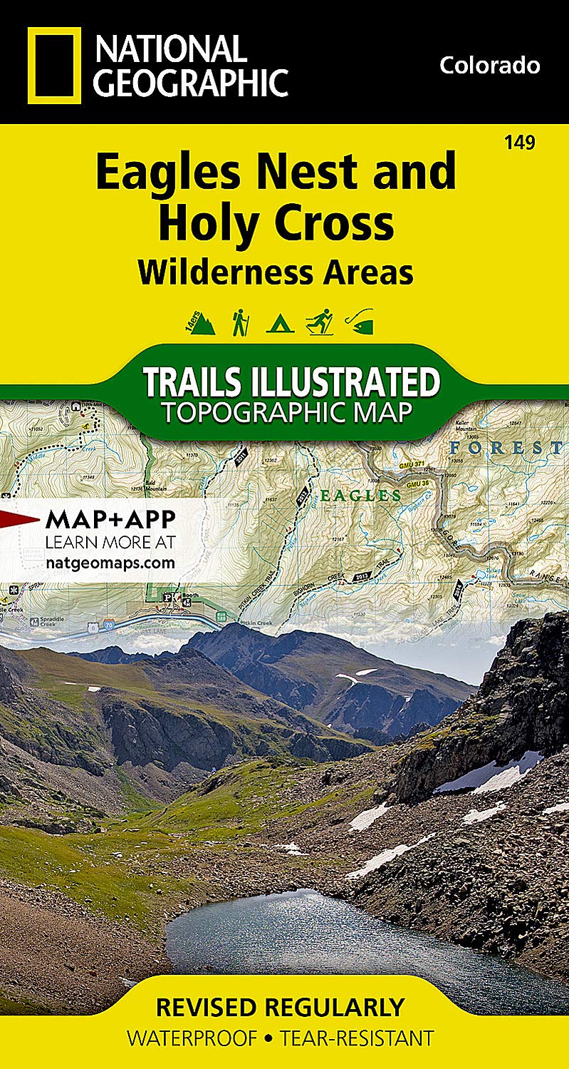 National Geographic MapsEagles Nest and Holy Cross Wilderness Areas Map