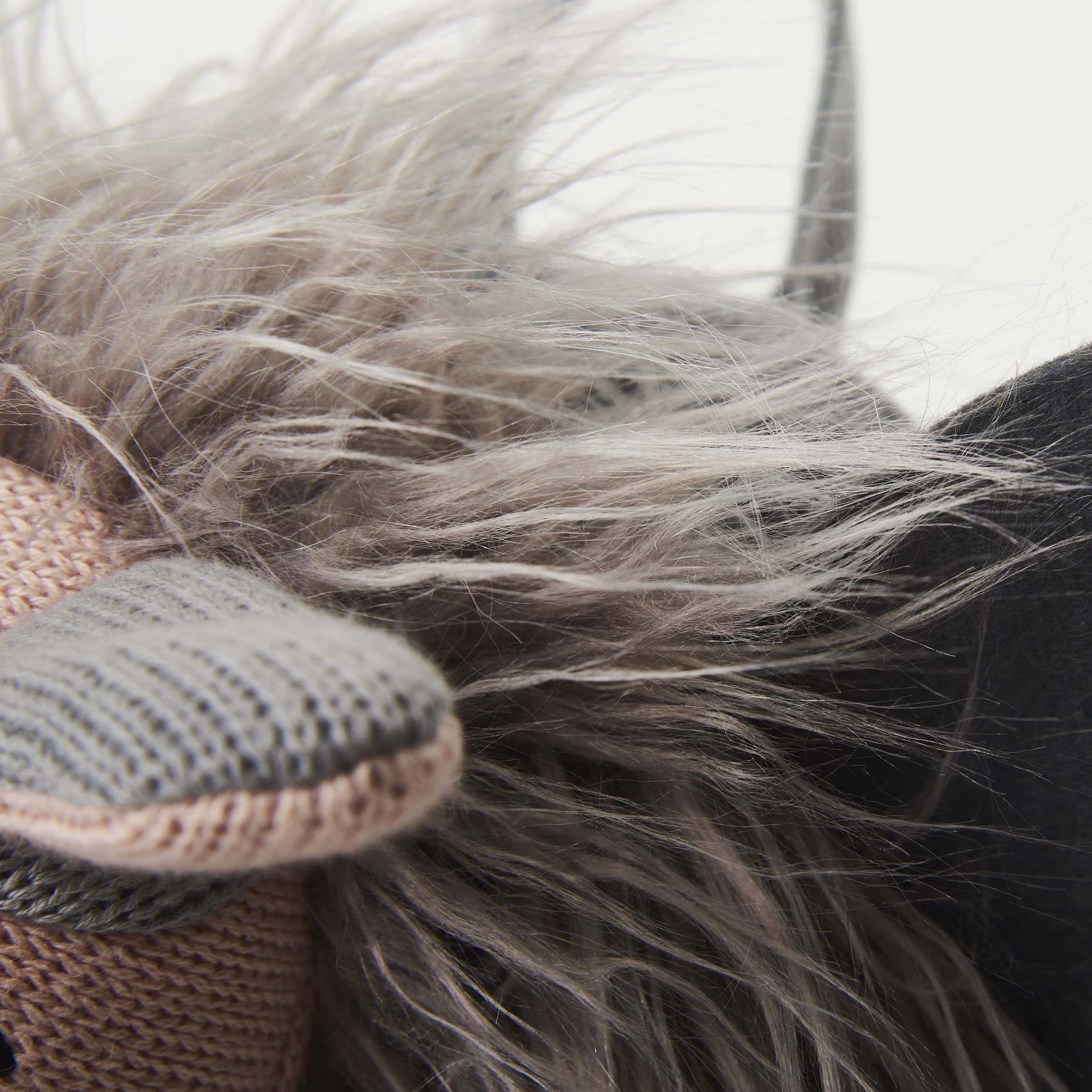 CROCHETTS | Plecak dziecięcy 2-5 lat Vampi do przedszkola tkany szydełkowany z hipoalergicznej wełny bawełnianej. Podwójny zamek błyskawiczny i regulowane uchwyty. Kolory szaro-różowe, Szary, różowy