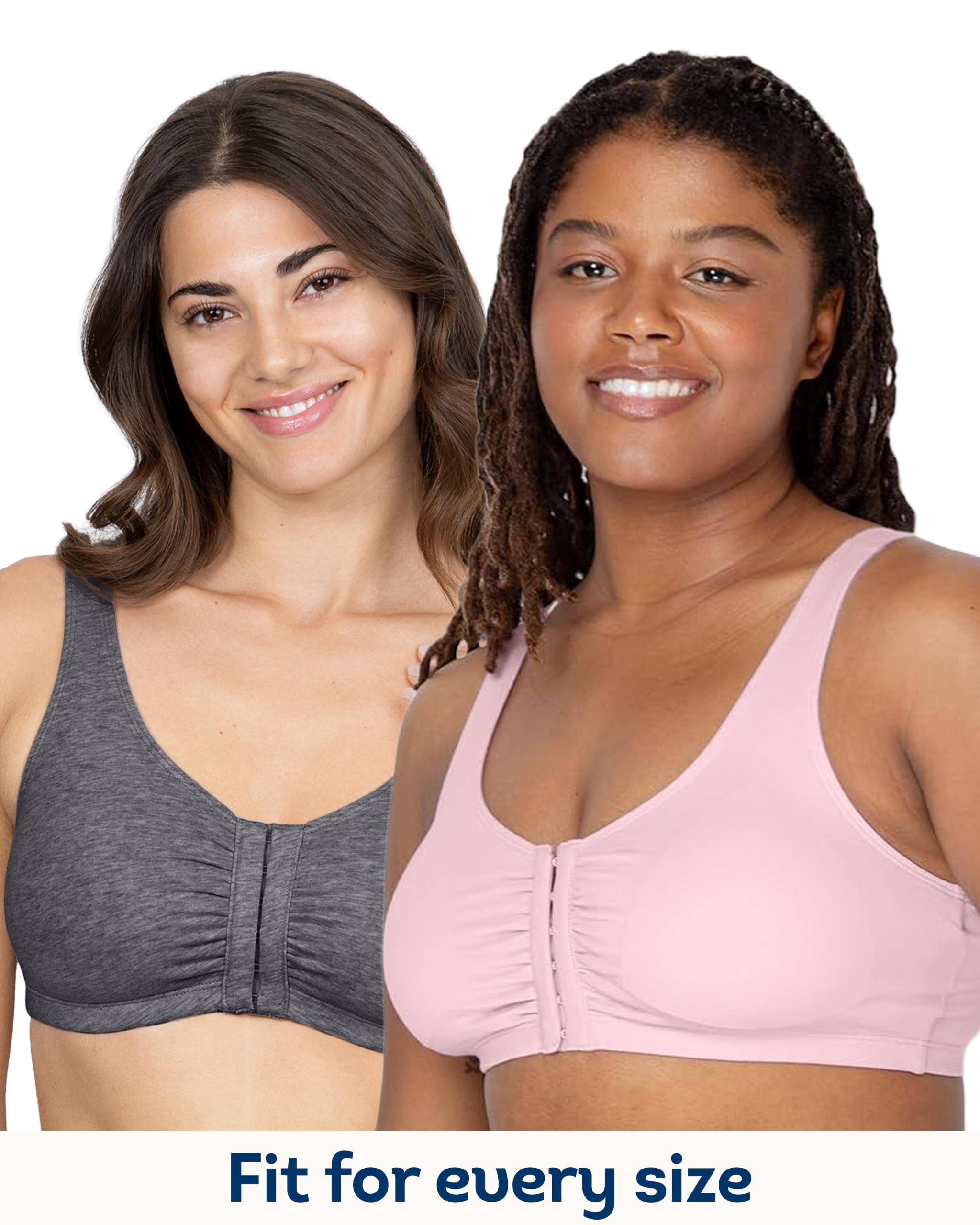 Fruit of the Loom Front Close Builtup Sports Bra Sujetador Deportivo Mujer (Pack de 1)