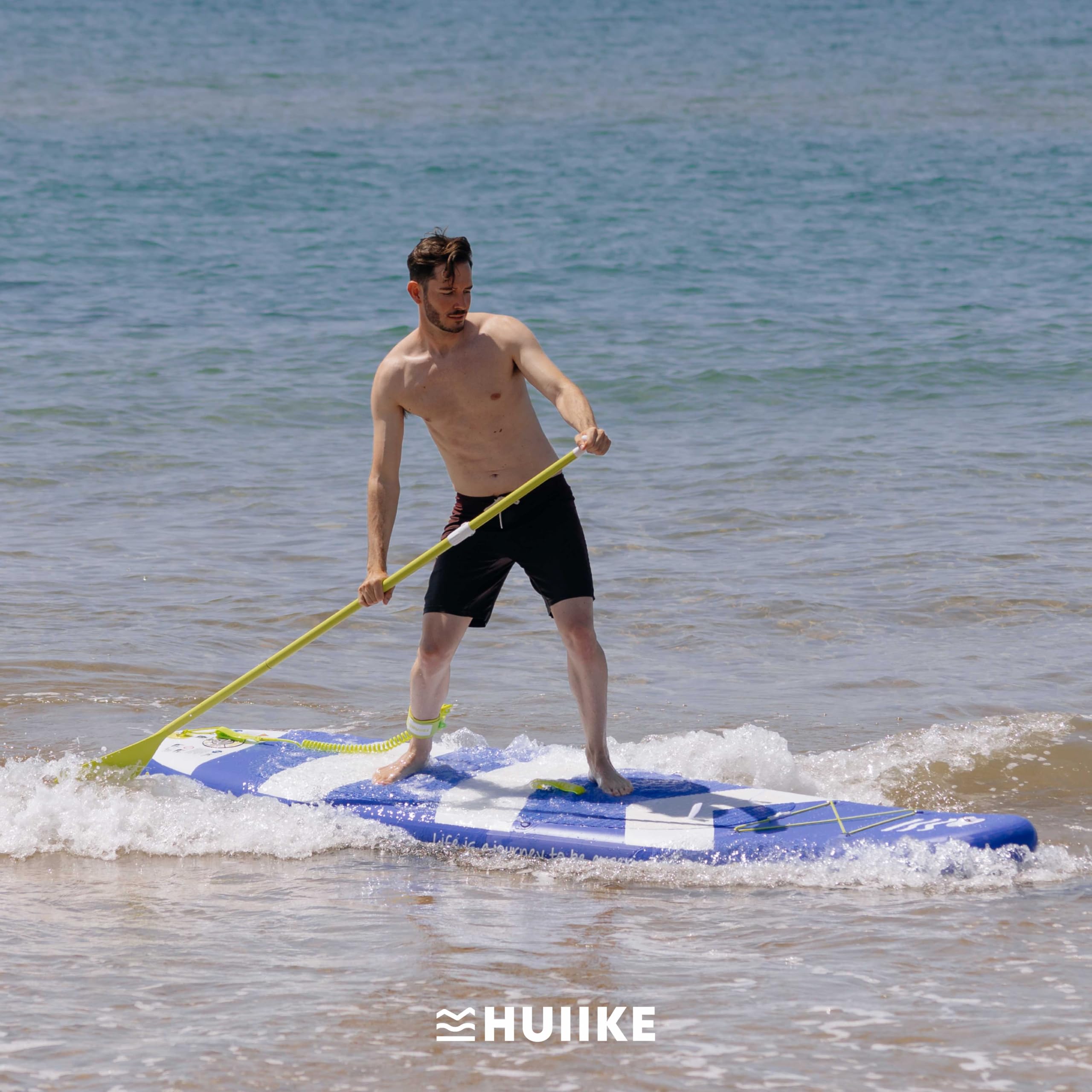 HUIIKE Leash Paddle Surf Ajustable en Espiral Giro 360º Accesorios SUP Correa Stand Up Paddle Board
