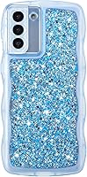 Vista 40 de ZTOFERA Funda protectora para Samsung Galaxy A14 4G/5G de 6.6", ondulada, con brillantina de estrella, poliuretano termoplástico transparente, suave
