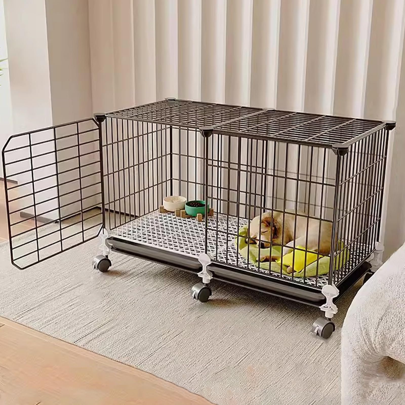 犬用ゲージ Amazon | HEEOREV ペットサークル 犬 ゲージ ペットフェンス 犬