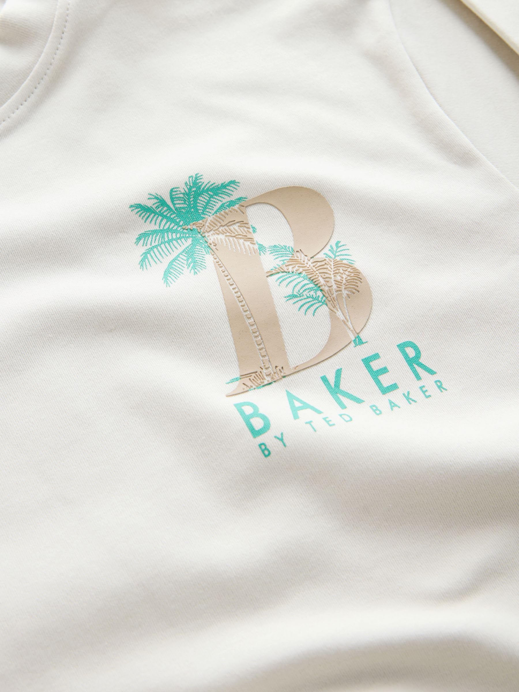 Baby Jungen Grafik-T-Shirt und gestreifte Hose im Set