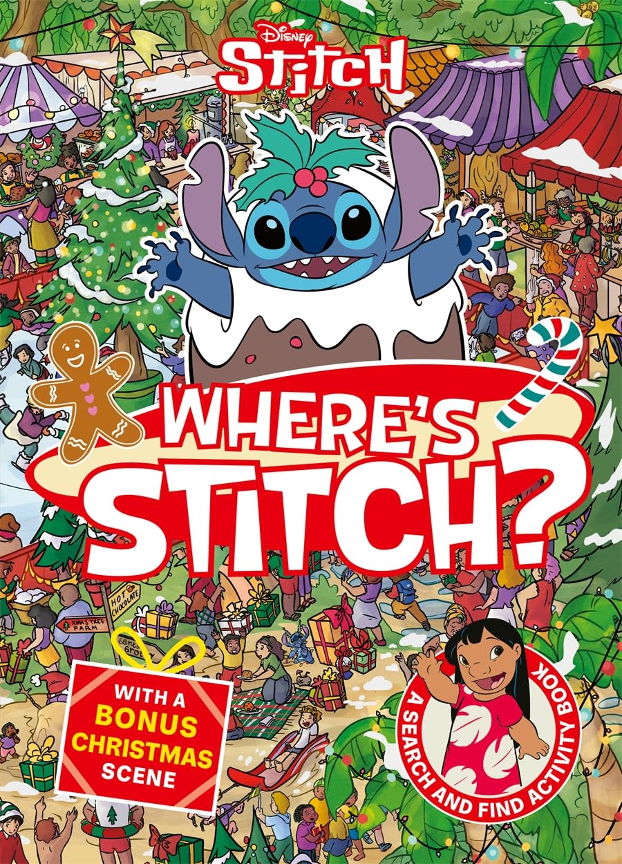 Where's Stitch? LIMITED CHRISTMAS EDITION: A Disney search-and-find activity book