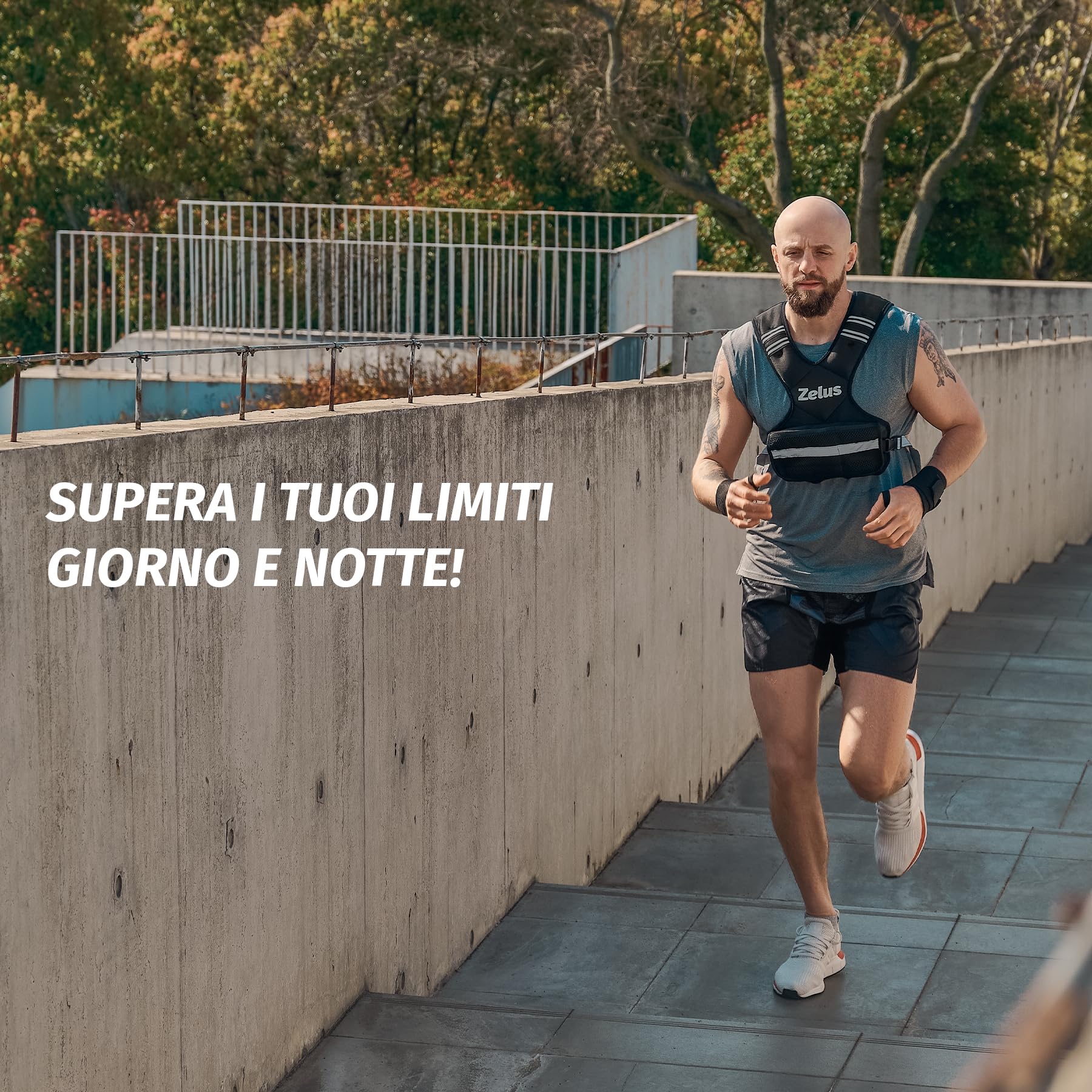 ZELUS Giubbotto Zavorrato Regolabile 5-9 kg/ 9-14,5 kg Gilet per Palestra Casa Fitness Gilet Regolabile con 6 Sacchi di Sabbia di Ferro per Allenamento Cardio e Forza e Perdita di Peso