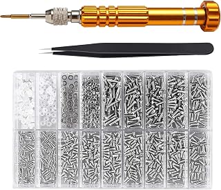 Glasses Repair Kit Eyeglass Repair Tool Spectacles Repair set with Screws Nuts Tweezers Screwdriver for Sunglasses Watch Clock Spectacle Electronics Phone Camera