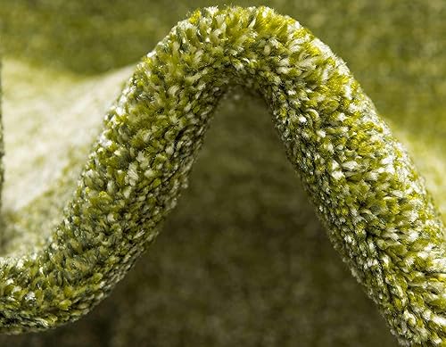 Miniatura 7 de Unique Loom Del Mar Collection Alfombra de área - Sarah (1.60 m x 2.44 m Rectángulo, Verde claro Marfil)